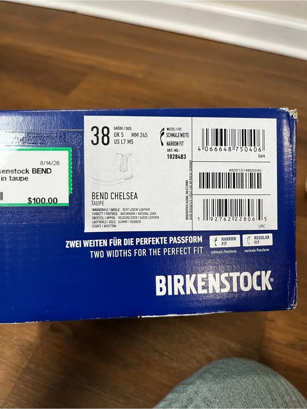 Birkenstock men bend